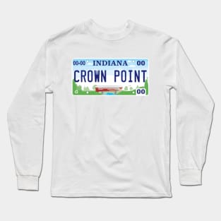 Crown Point License Plate Long Sleeve T-Shirt